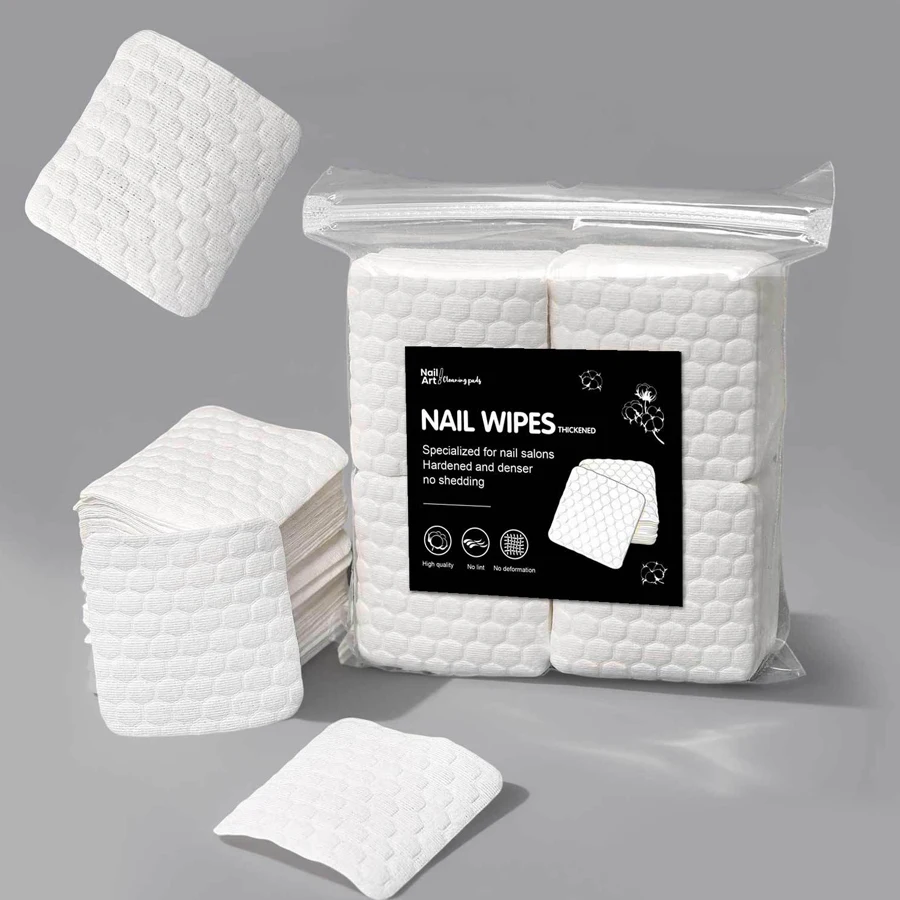 Gel Refill Pack - 200 szt. Bezpyłowych chusteczek do paznokci,
