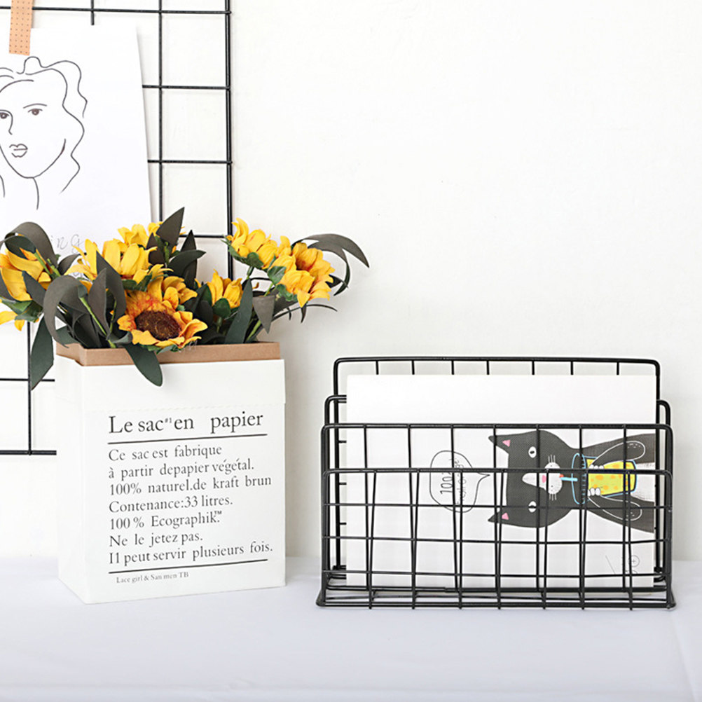 Metalowy organizer na biurko d – Magazine Holder Rack recenzja i cena