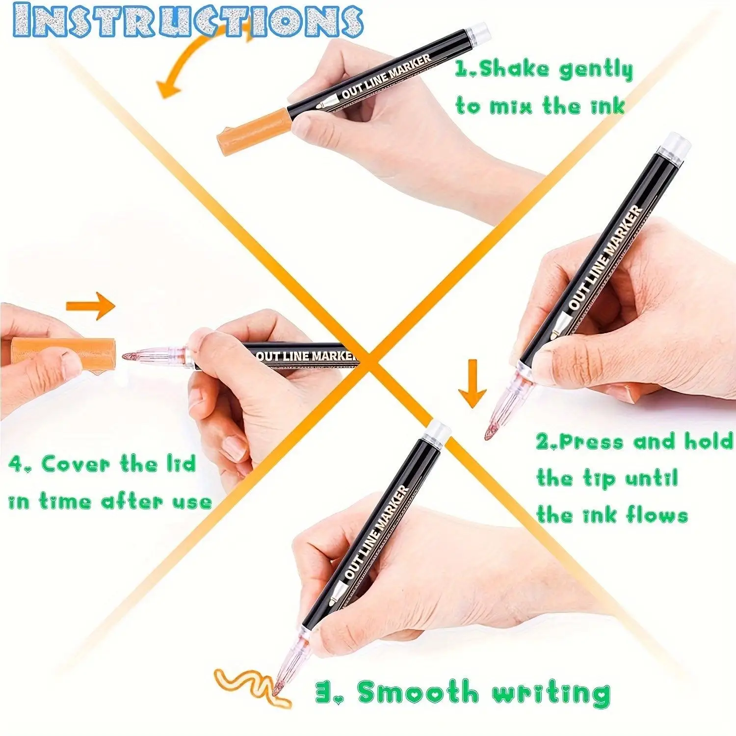 Dwustronne metalowe pisaki art – Correction Pen Fine recenzja i cena